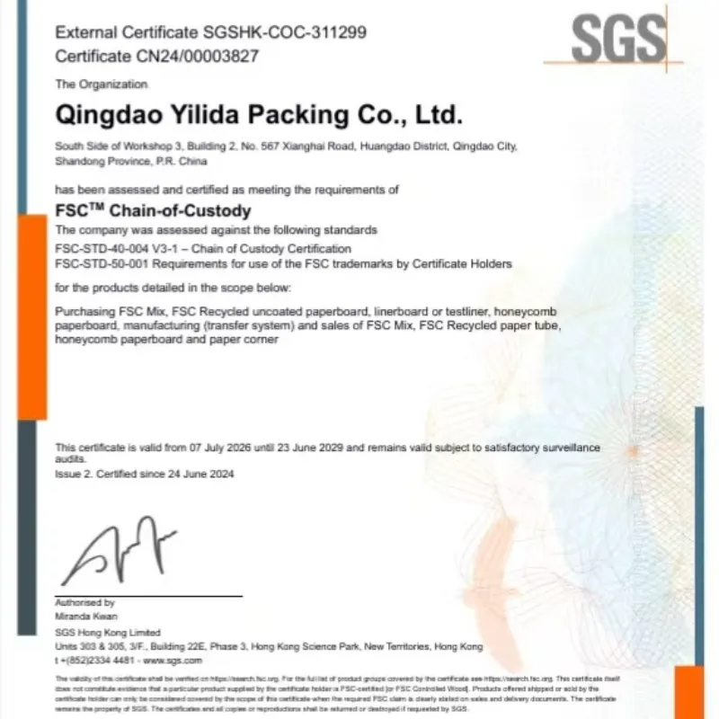 Η Qingdao Yilida Packaging πραγματοποίησε μια ειδική εκπαίδευση στο Σύστημα Διαχείρισης Αλυσίδων Προσφοράς και Ζήτησης FSC.